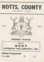 Notts County v Bury 30-Jan-1965