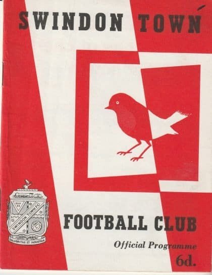 Swindon Town v Huddersfield Town 04-Apr-1964