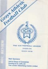 Grays Athletic v West Ham United 04-Aug-1997
