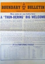 Oldham Athletic v Thun 26-Oct-1966