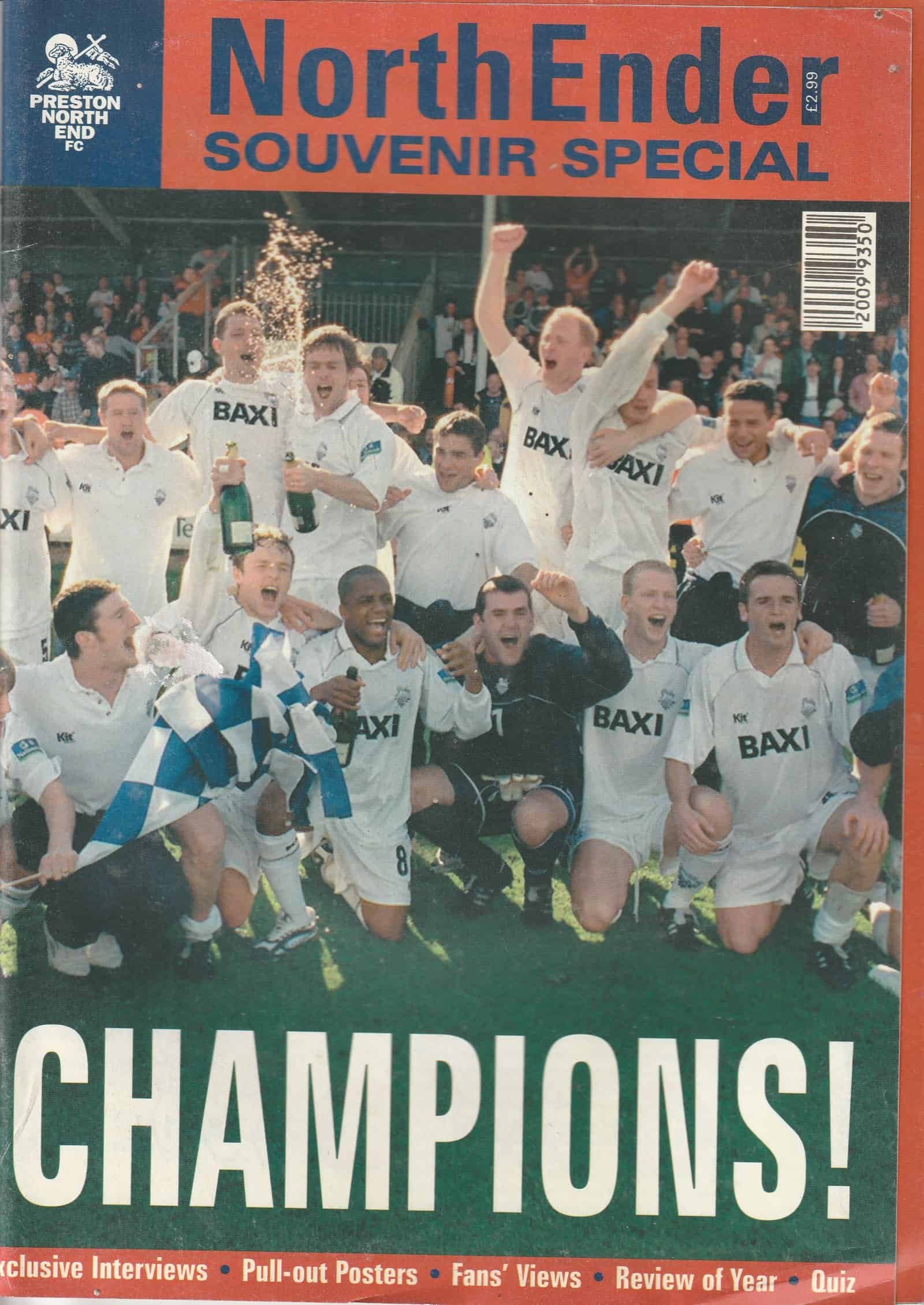 North Ender Souvenir Special - Champions!