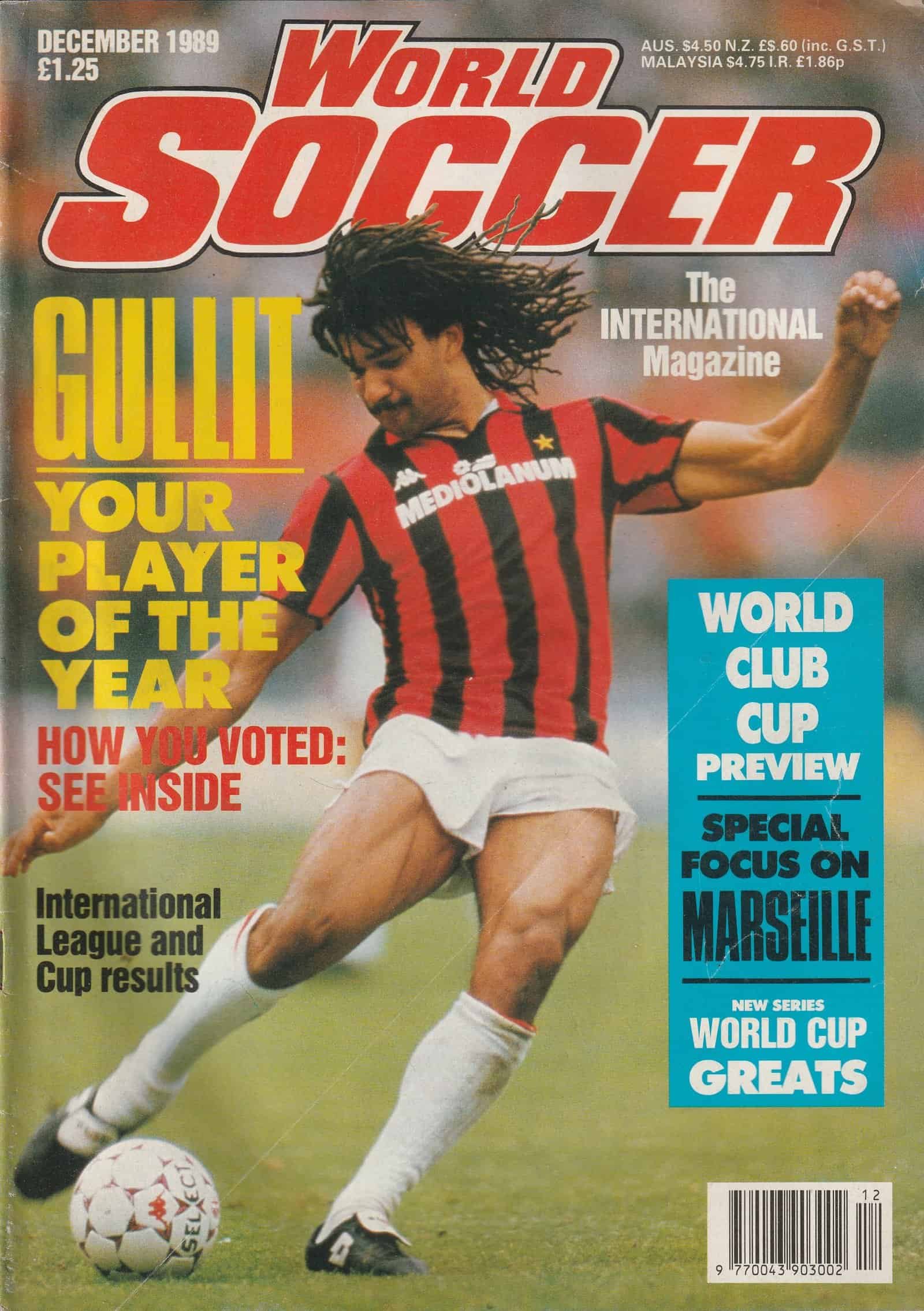 World Soccer - Dec 1989