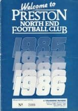 Preston North End v Tranmere Rovers 26-Aug-1985