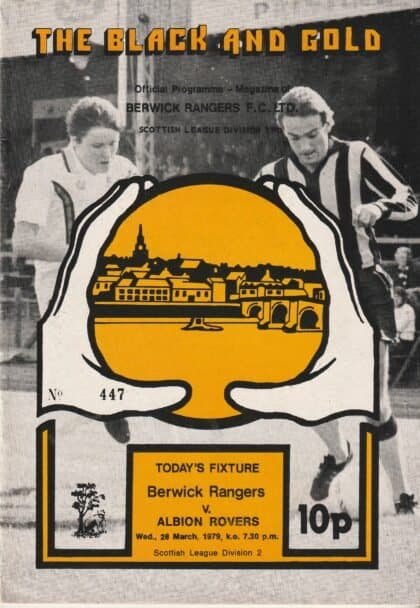 Berwick Rangers v Albion Rovers 28-Mar-1979
