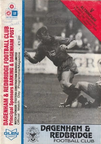 Dagenham & Redbridge v Altrincham 29-Jan-1994