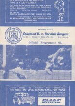 Southend United v Berwick Rangers 17-Apr-1967