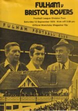Fulham v Bristol Rovers  13-Sep-1975