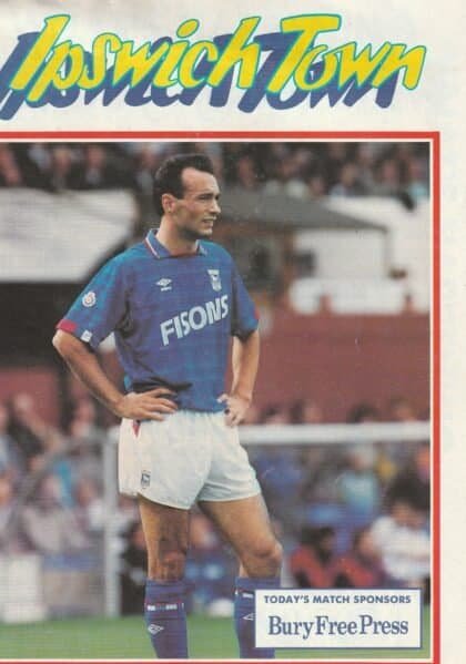 Ipswich Town v Bristol Rovers 22-Sep-1990