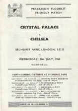 Crystal Palace v Chelsea 31-Jul-1968