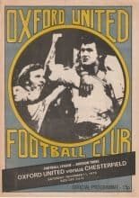 Oxford United v Chesterfield  11-Nov-1978