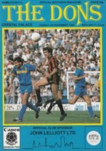 Wimbledon v Crystal Palace 04-Nov-1984
