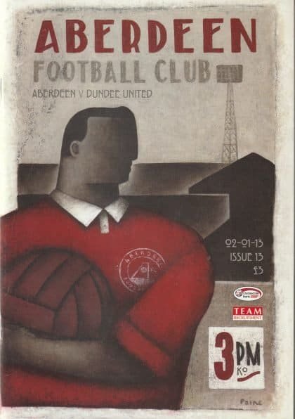 Aberdeen v Dundee United  02-Jan-2013