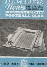 Birmingham City v Ferencvaros   11-Dec-1963