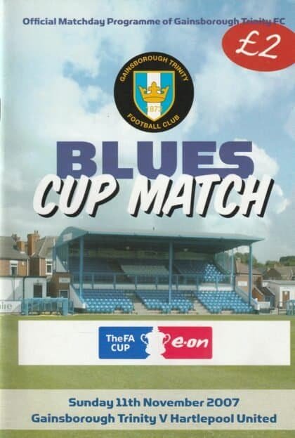 Gainsborough Trinity v Hartlepool United 11-Nov-2007