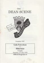 Gala Fairydean v Hibernian 17-Jul-1999