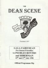 Gala Fairydean v Peebles Rovers 25-Jul-1998