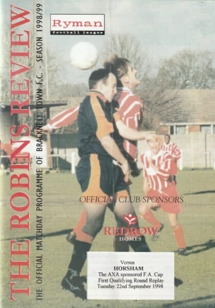 Bracknell Town v Horsham 22-Sep-1998