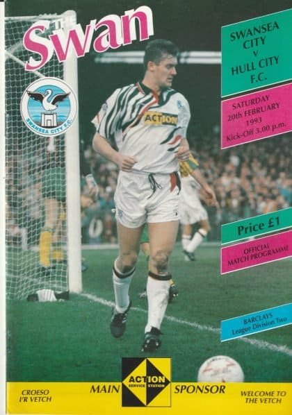 Swansea City v Hull City 20-Feb-1993