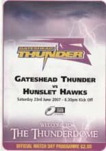 Gateshead Thunder v Hunslet Hawks 23-Jun-2007