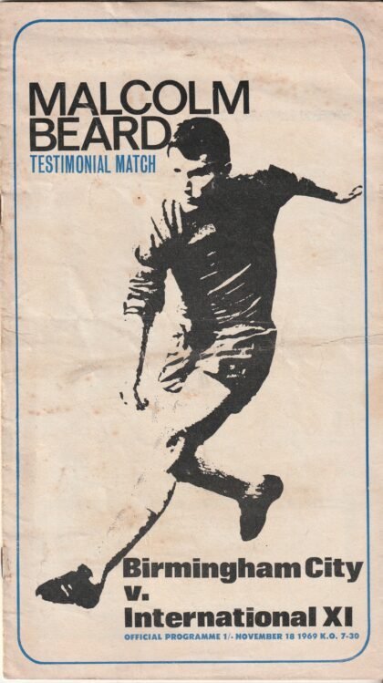 Birmingham City v International XI 18-Nov-1969