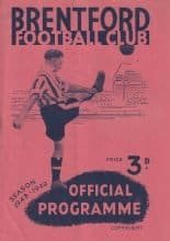 Brentford v Leeds United   01-Sep-1948