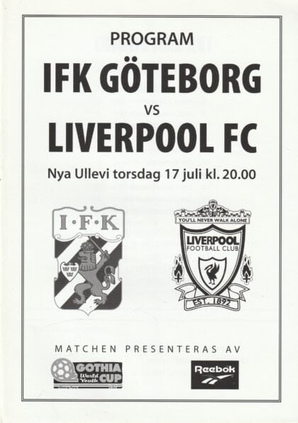 IFK Gothenburg v Liverpool 17-Jul-1997