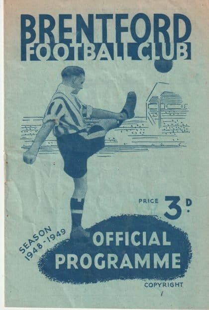 Brentford v Lincoln City 04-Sep-1948