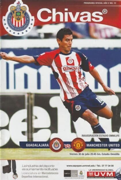 Guadalajara v Manchester United 30-Jul-2010