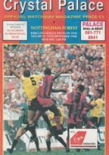 Crystal Palace v Nottingham Forest 15-Sep-1990