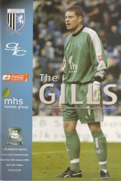 Gillingham v Plymouth Argyle 15-Jan-2005