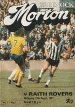 Greenock Morton v Raith Rovers 19-Aug-1981