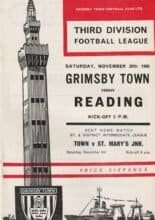 Grimsby Town v Reading 20-Nov-1965
