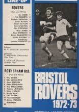 Bristol Rovers v Rotherham United 10-Mar-1973