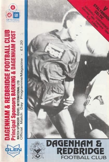 Dagenham & Redbridge v Stalybridge Celtic 19-Feb-1994