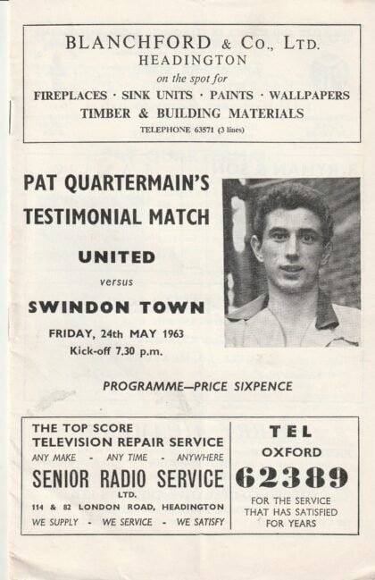 Oxford United v Swindon Town  24-May-1963