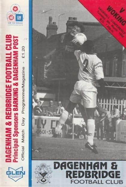 Dagenham & Redbridge v Woking 08-Mar-1994