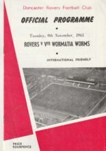 Doncaster Rovers v Wormatia Worms 09-Nov-1965