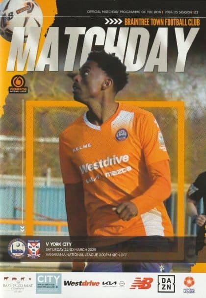 Braintree Town v York City  22-Mar-2025