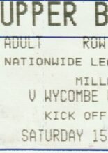 Millwall v Wycombe Wanderers 15-Aug-1998