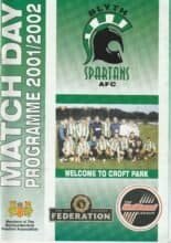 Blyth Spartans v Bamber Bridge 18-Aug-2001