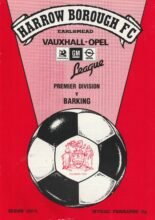 Harrow Borough v Barking 03-Oct-1987
