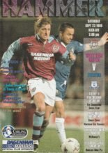 West Ham United v Everton 23-Sep-1995