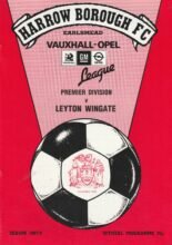 Harrow Borough v Leyton-Wingate 23-Feb-1988