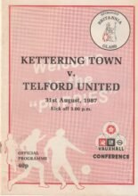 Kettering Town v Telford United 31-Aug-1987