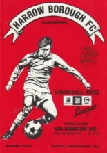 Harrow Borough v Walthamstow Avenue 20-Sep-1986
