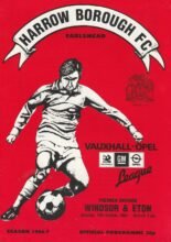 Harrow Borough v Windsor & Eton 18-Oct-1986