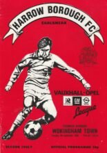 Harrow Borough v Wokingham Town 09-Sep-1986