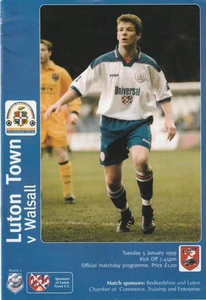 Luton Town v Walsall 05-Jan-1999