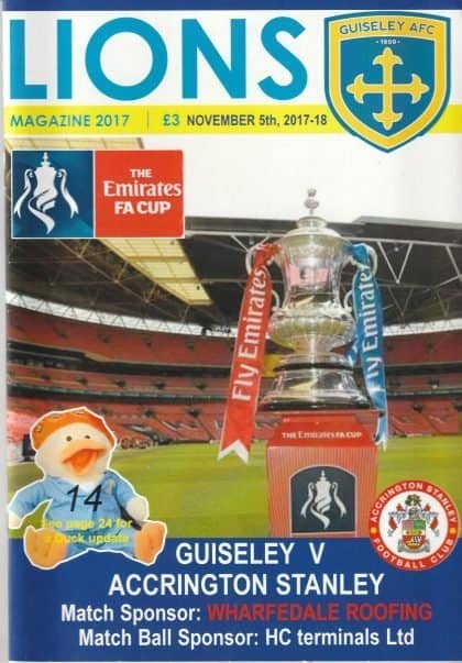 Guiseley v Accrington Stanley 05-Nov-2017