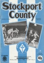 Stockport County v Aldershot 25-Feb-1985